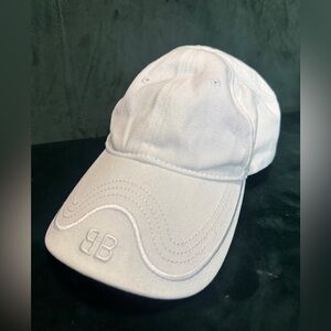 Authentic white balenciaga cap